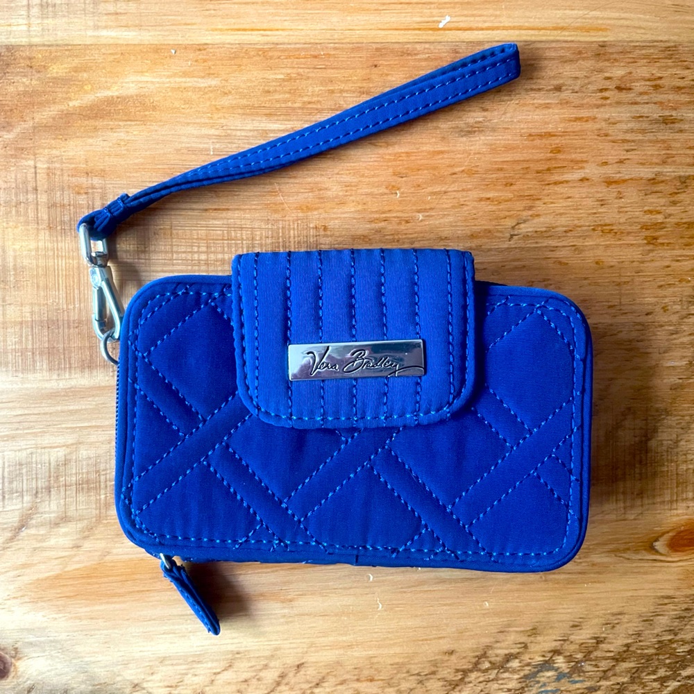 Vera Bradley Blue Wrist Wallet